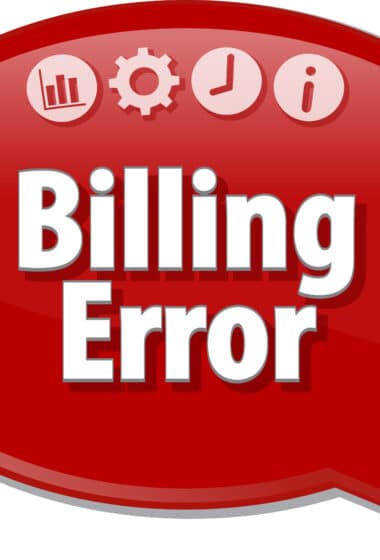 claims mistakes lead to billing error