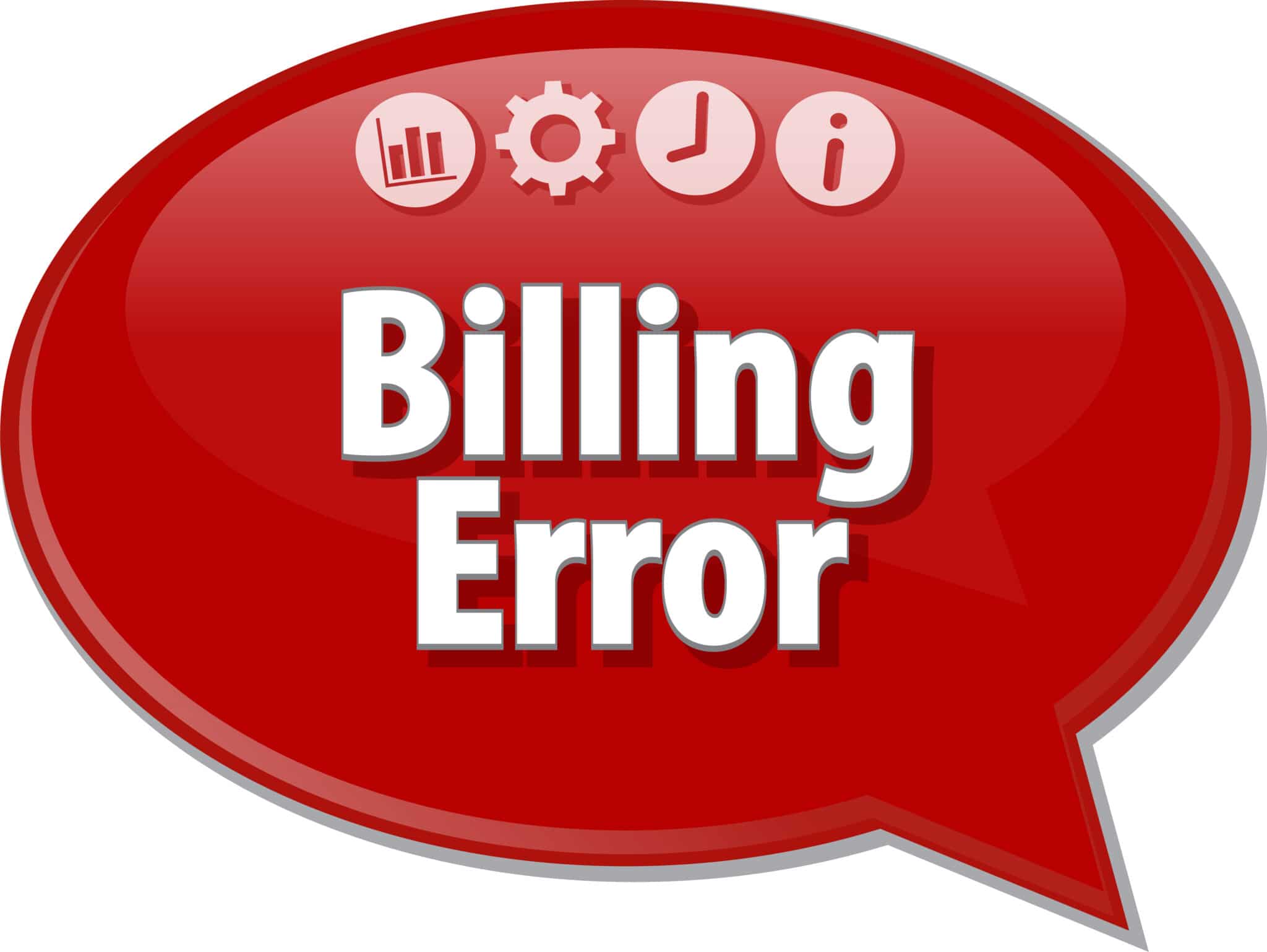 claims mistakes lead to billing error